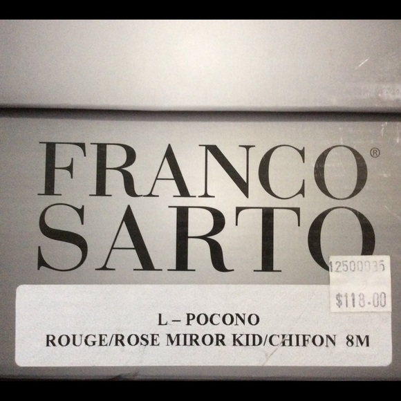 💖NIB Franco Sarto kitten heel sandals💖 - Picture 8 of 8